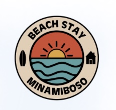 BEACH STAY MINAMIBOSO（ビーチステイミナミボウソウ）ロゴ　波乗り夫婦ちゃんねるが作った貸別荘